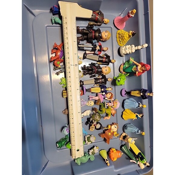 DISNEY Huge Lot Disney Princess Figures Mini Dolls Cake Toppers Lot - Picture 15 of 16